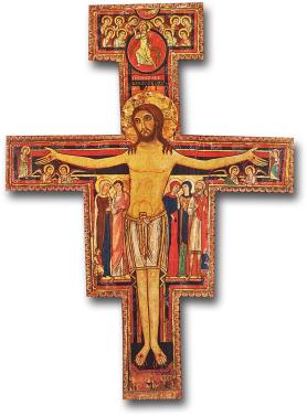 San Damiano Cross - detailed